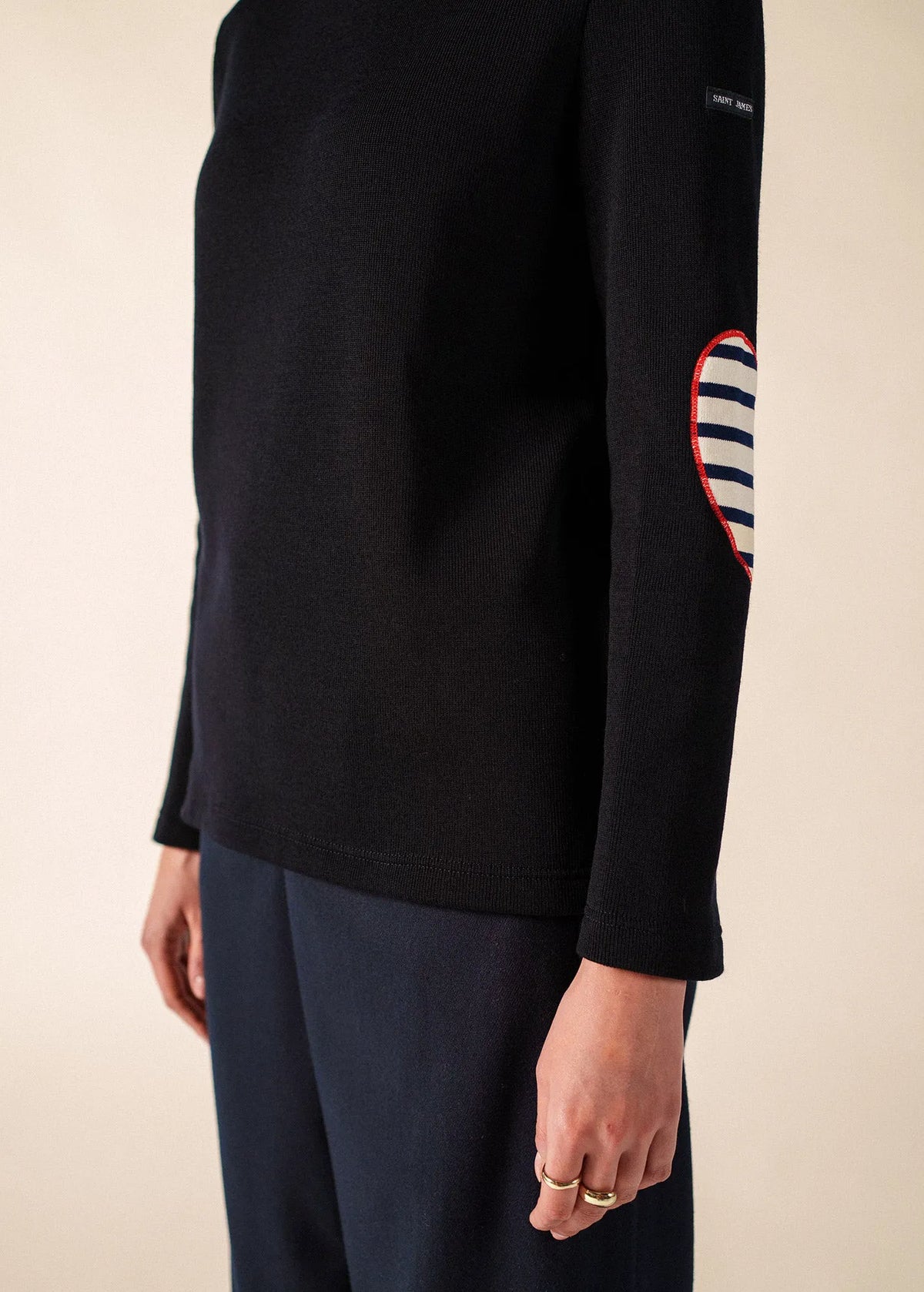 NAVY / ECRU / RED