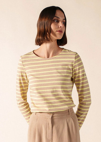 BEIGE MELANGE / BUTTER YELLOW