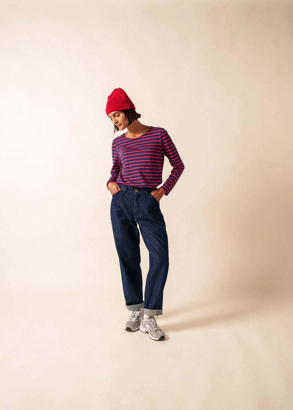 NAVY / RED