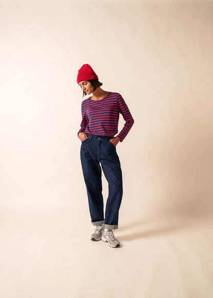 NAVY / RED