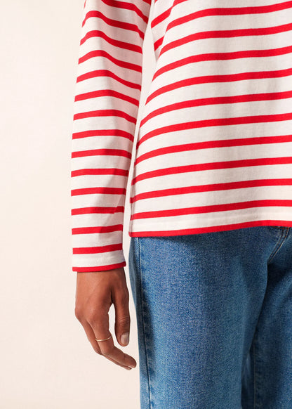 WHITE / RED