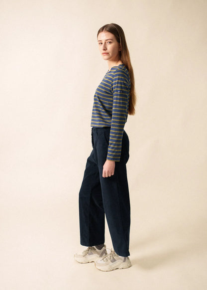 DENIM BLUE / OLIVE GREEN