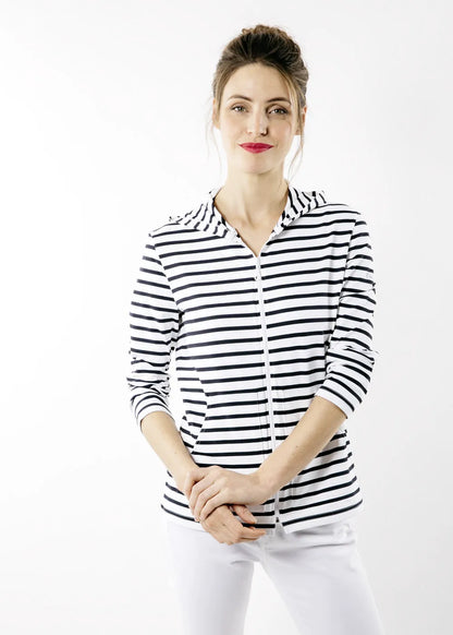 WHITE / NAVY