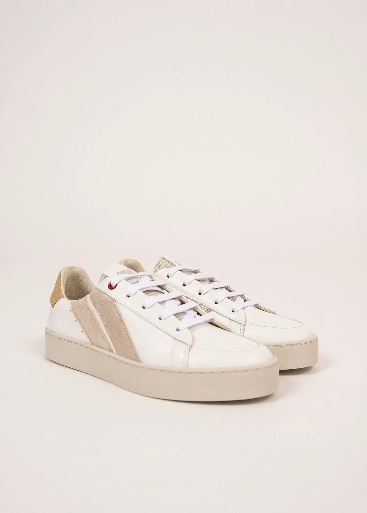 WHITE / GOLD LUREX