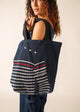 NAVY / ECRU