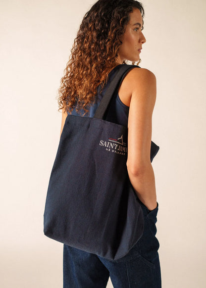 NAVY / ECRU