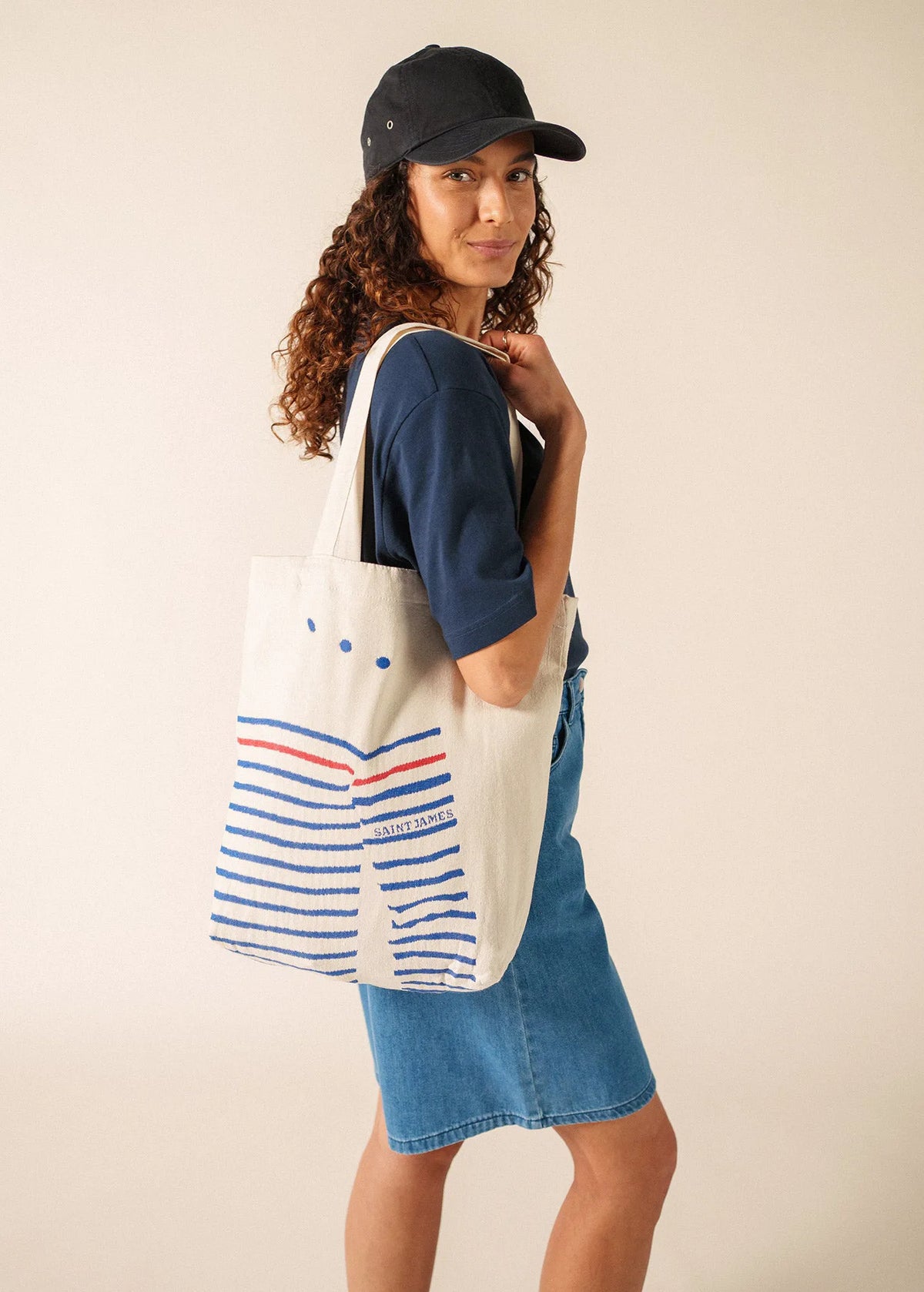 ECRU / ROYAL BLUE