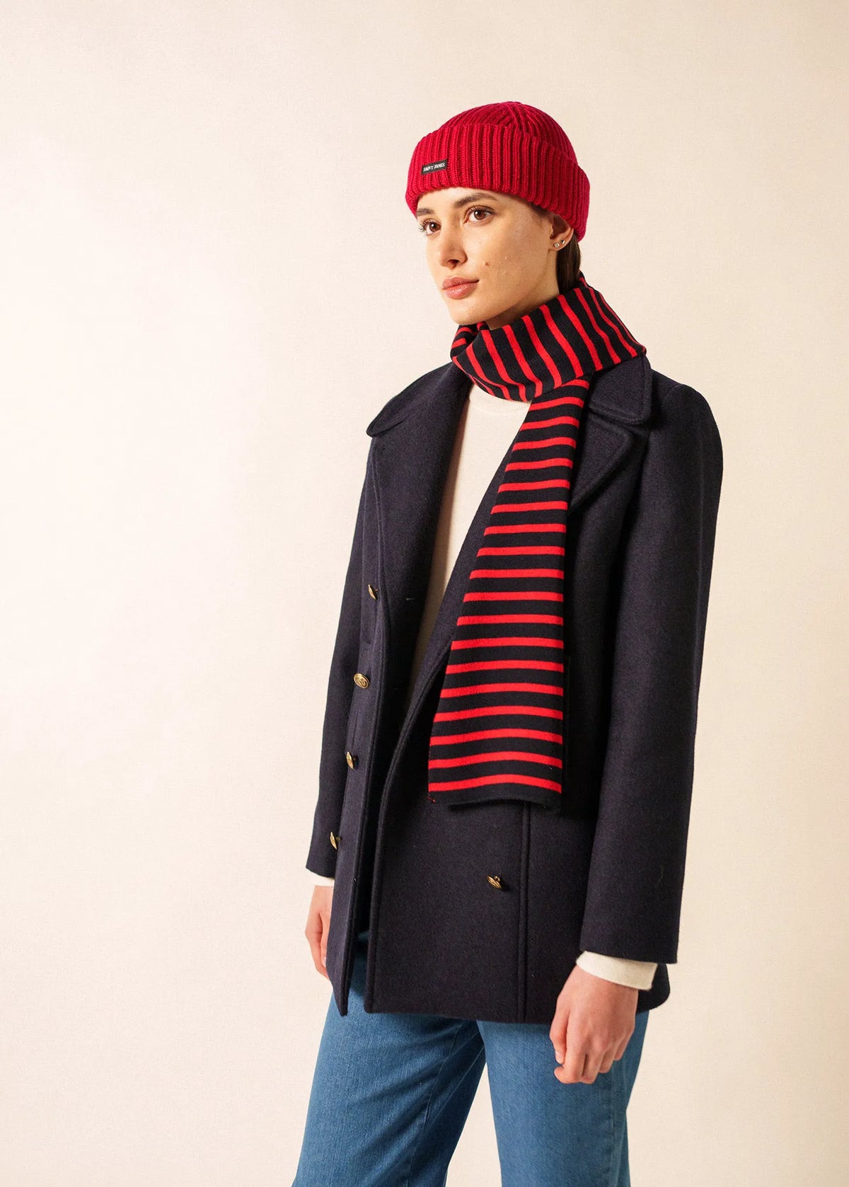 NAVY / RED