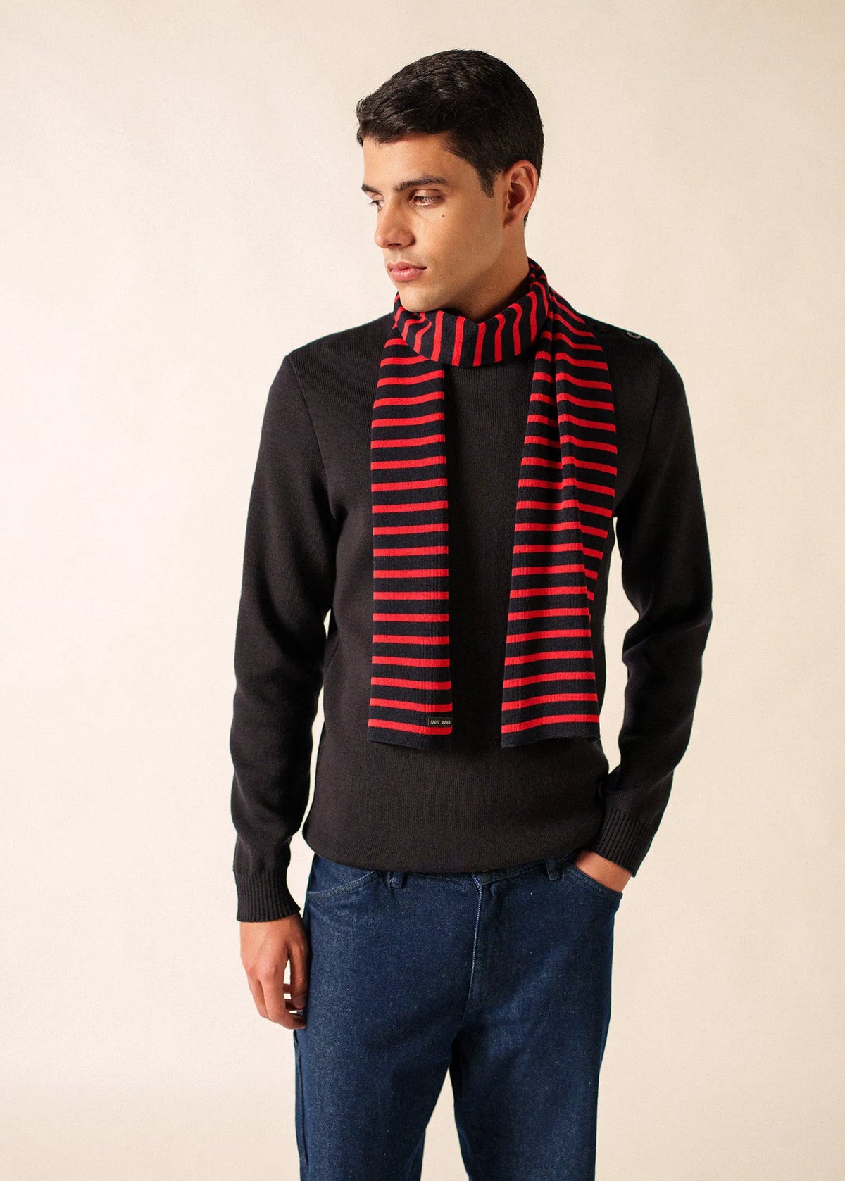 NAVY / RED