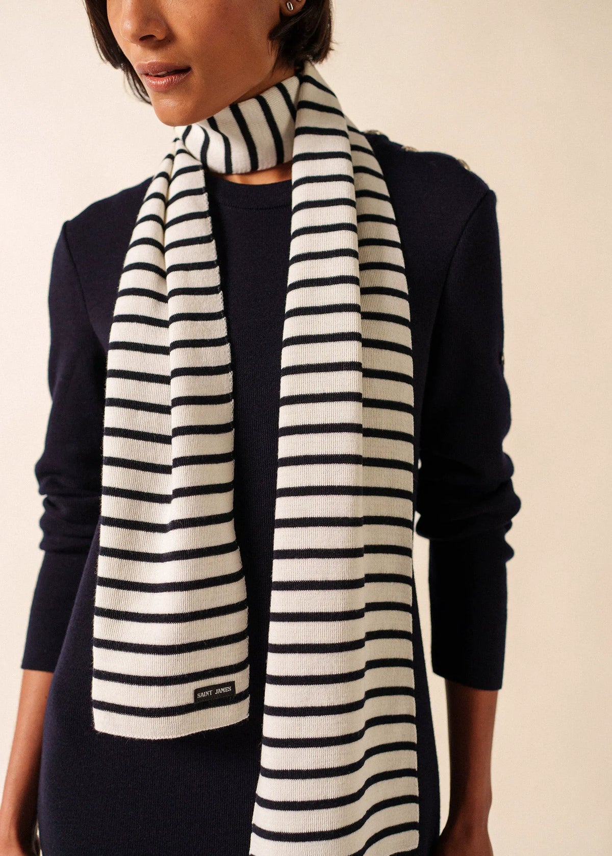 IVORY / NAVY