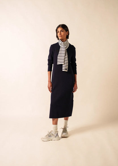 IVORY / NAVY