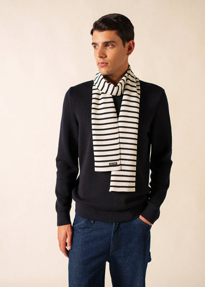 IVORY / NAVY
