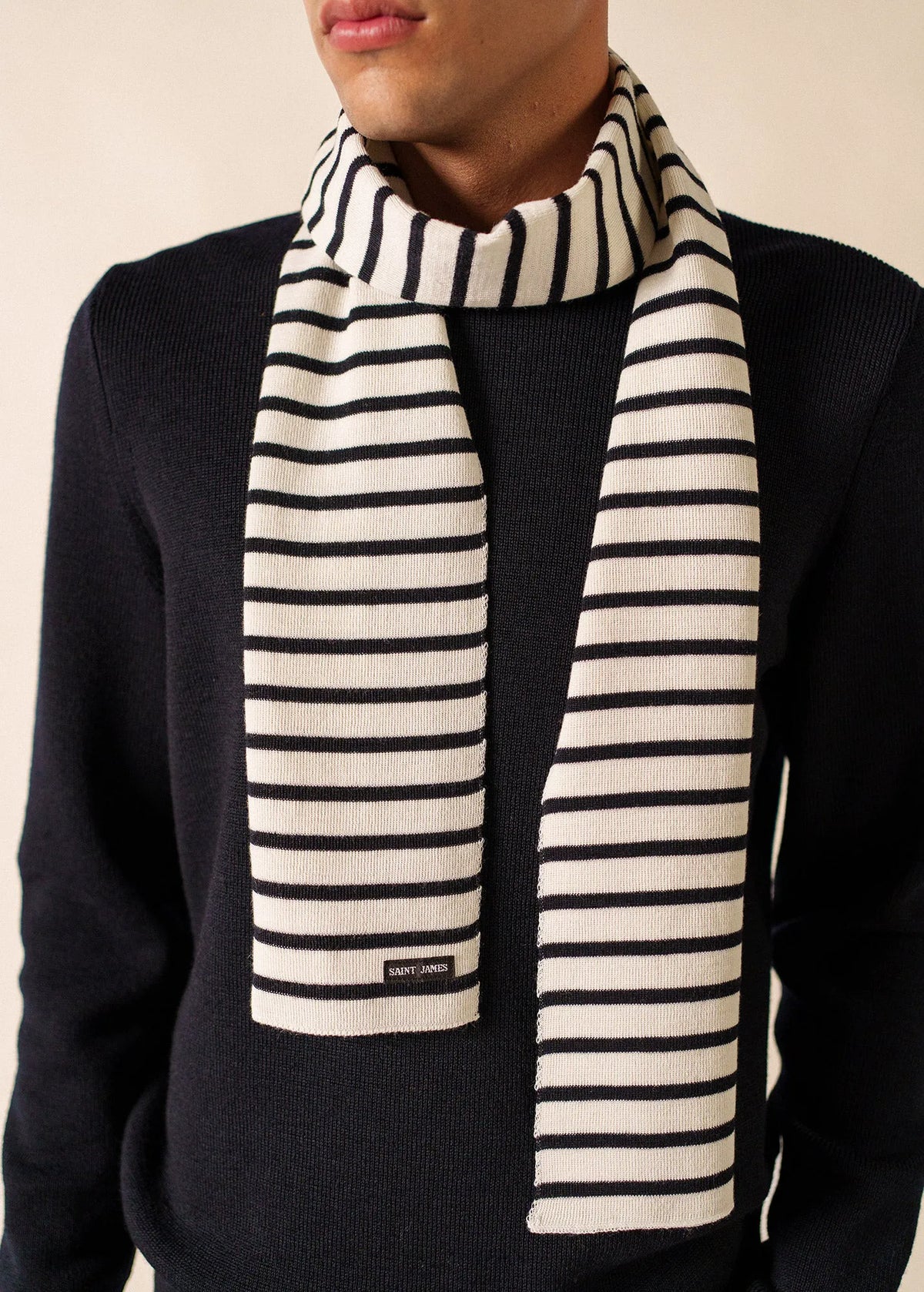 IVORY / NAVY