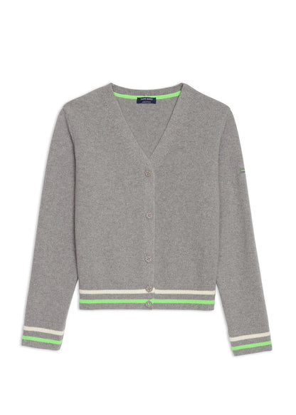 GRAY / NEON GREEN / IVORY