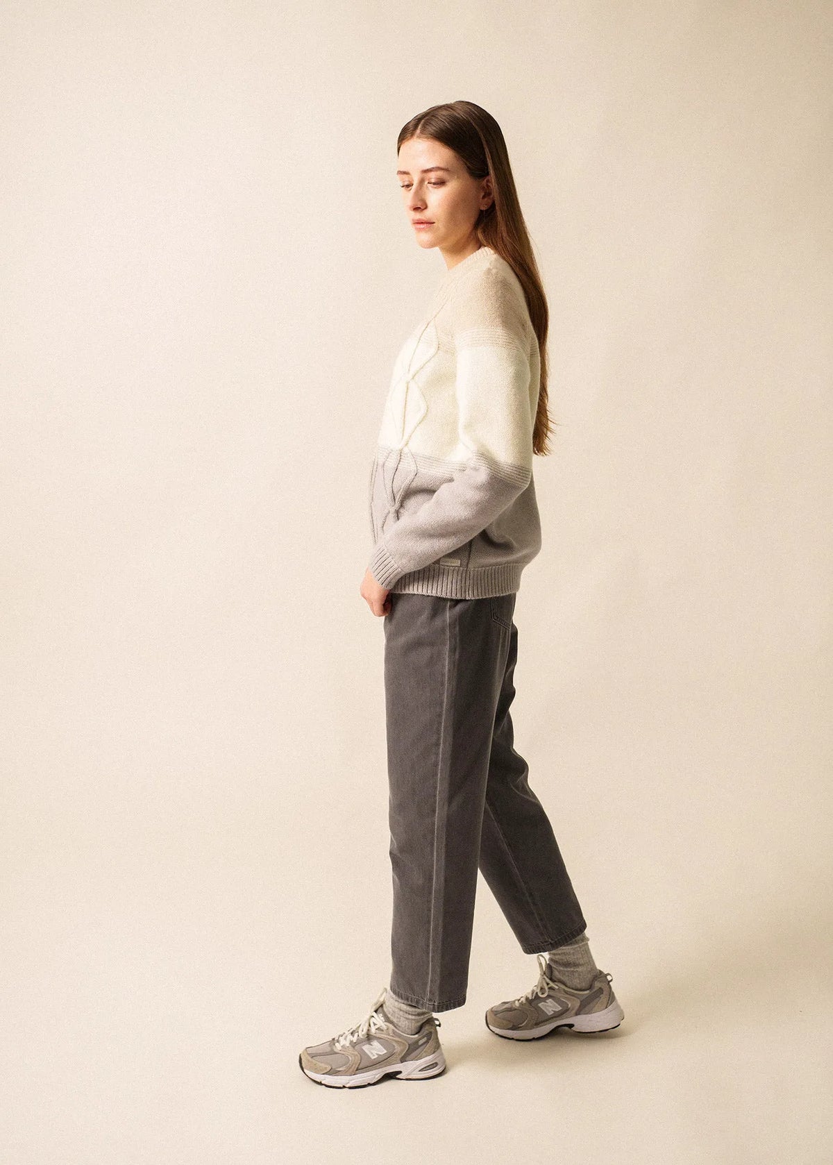 GRAY/ WINTER WHITE /BEIGE