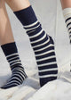 NAVY / ECRU
