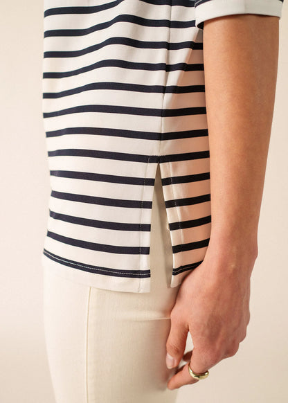 WHITE / NAVY