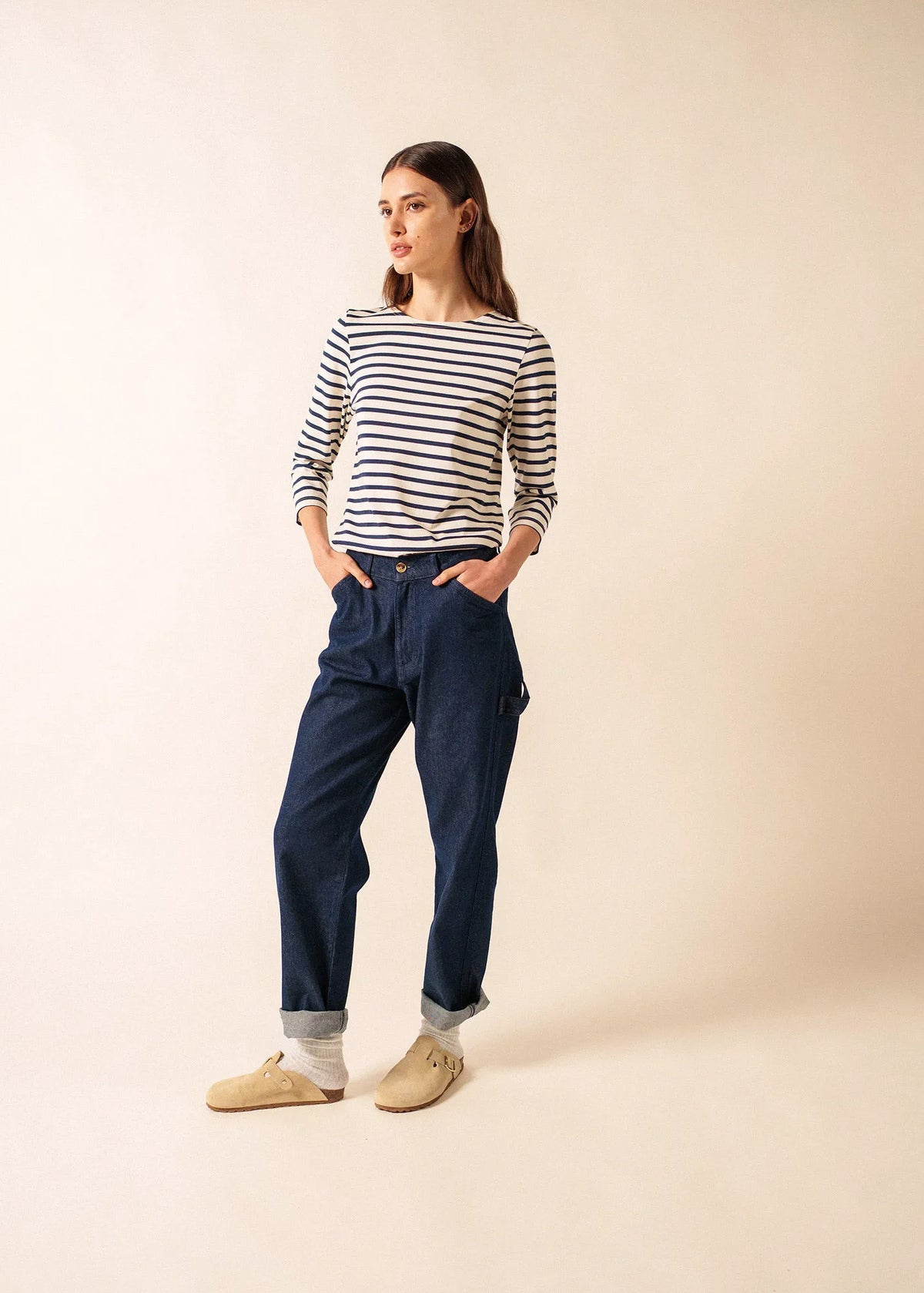 ECRU / NAVY