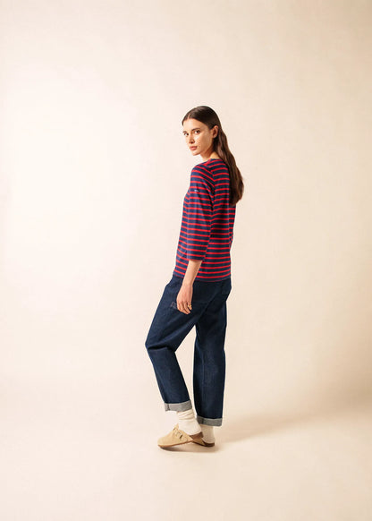 NAVY / RED