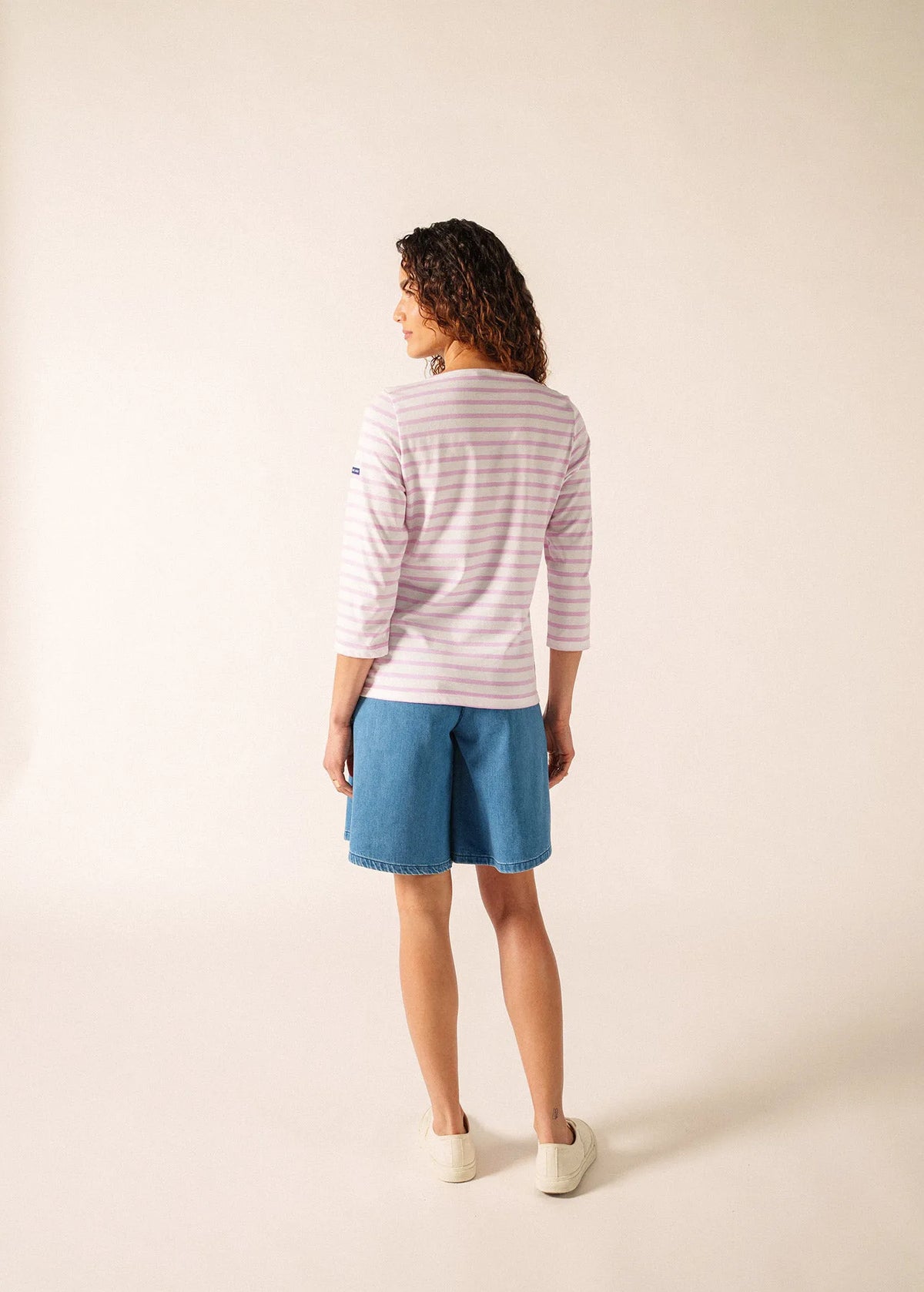 WHITE / TEA ROSE PINK