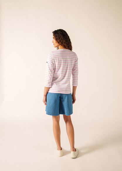 WHITE / TEA ROSE PINK