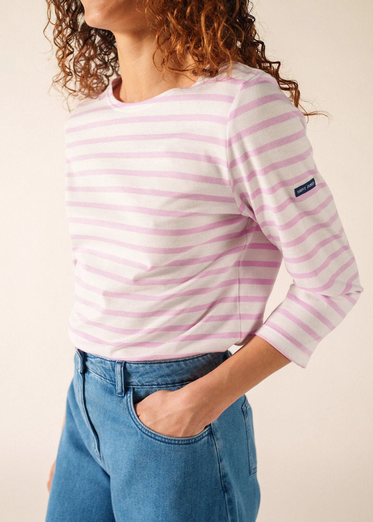 WHITE / TEA ROSE PINK