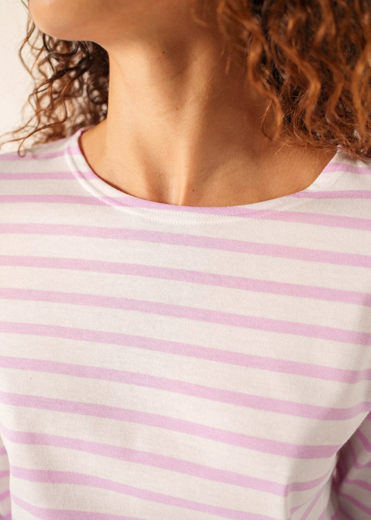 WHITE / TEA ROSE PINK