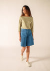 SAGE OLIVE / TEA ROSE PINK
