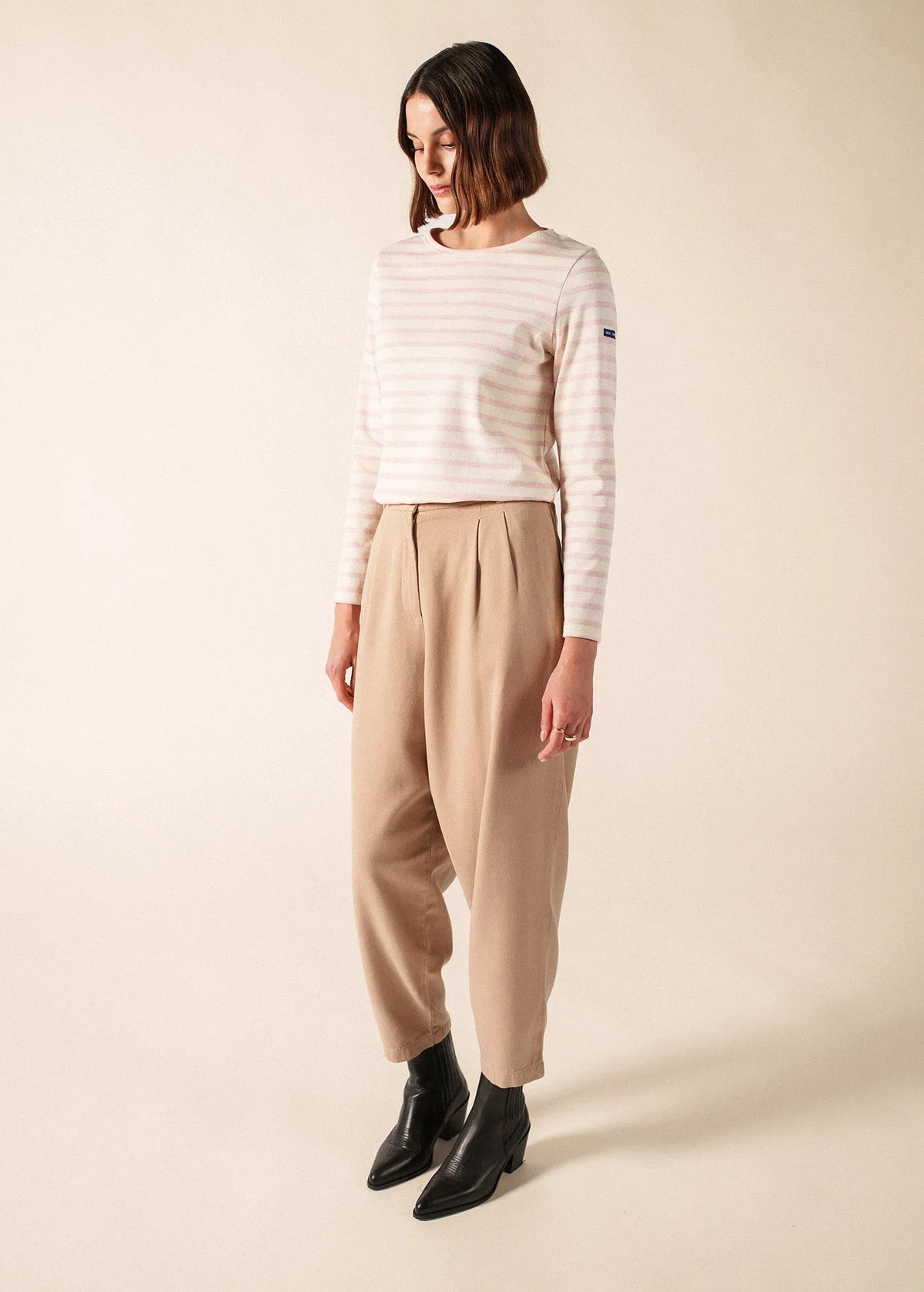 ECRU/PALE PINK
