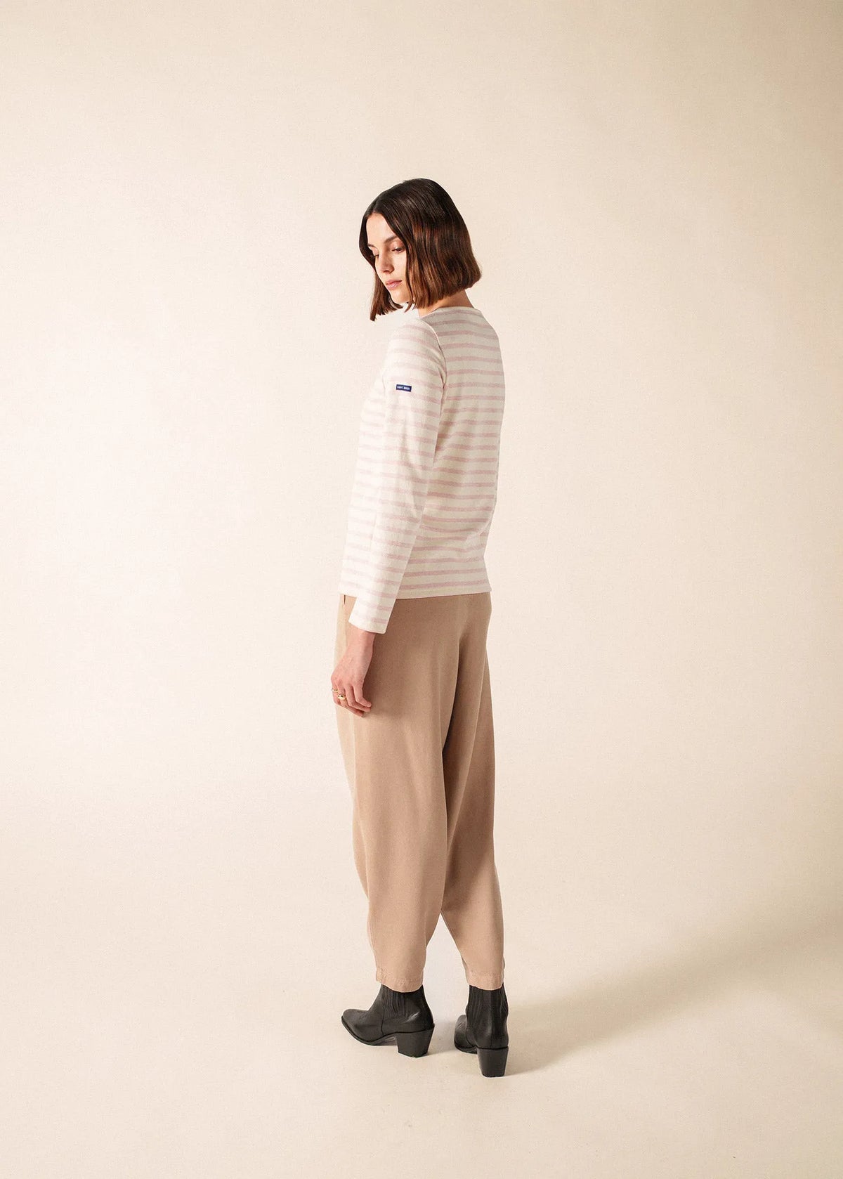 ECRU/PALE PINK
