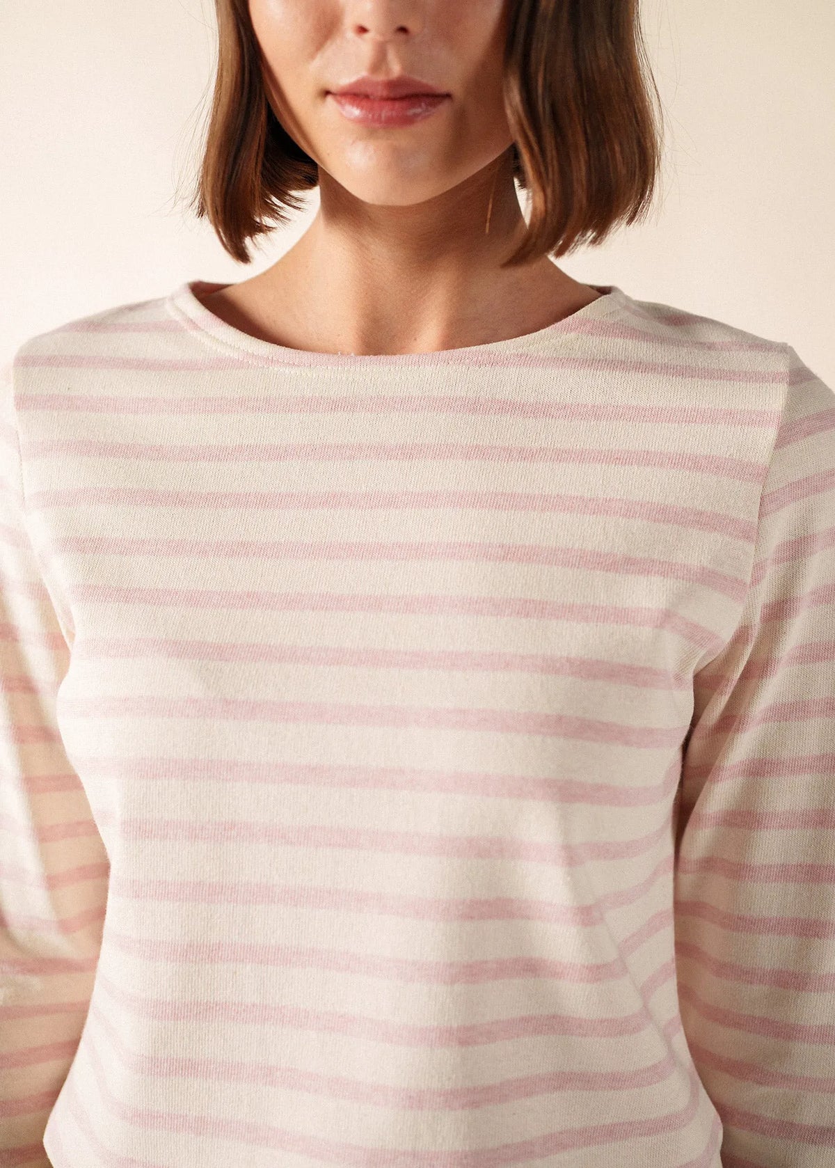 ECRU/PALE PINK