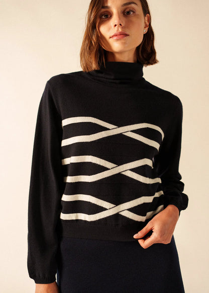 NAVY / IVORY