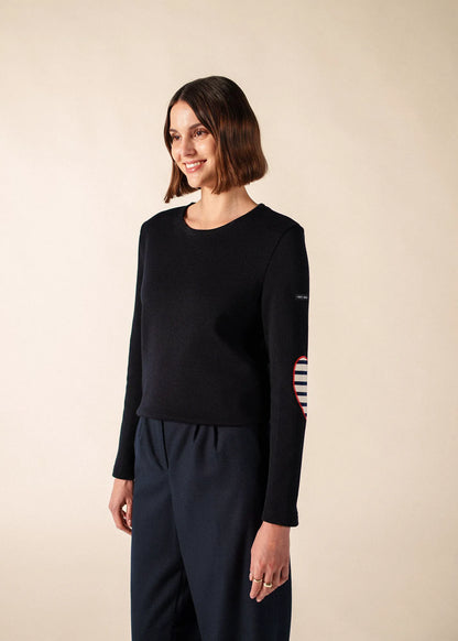 NAVY / ECRU / RED