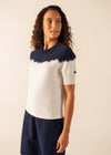 IVORY / NAVY