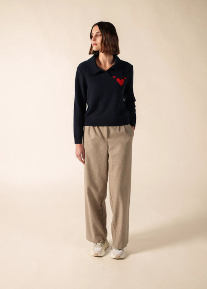 NAVY / RED