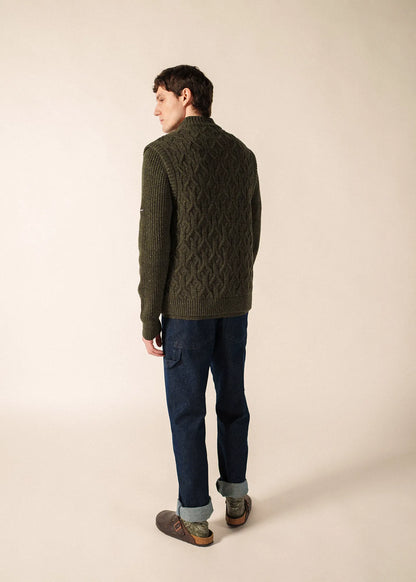 MOSS GREEN MELANGE
