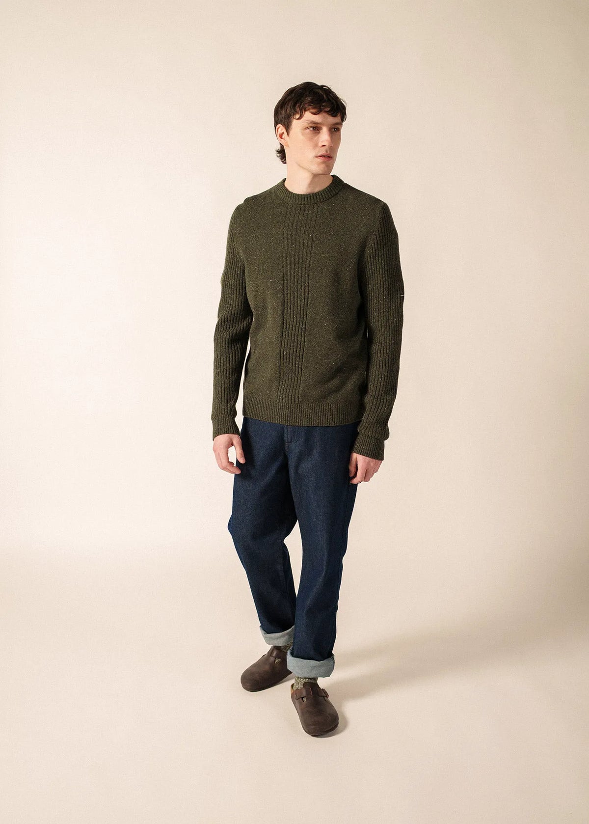 MOSS GREEN MELANGE