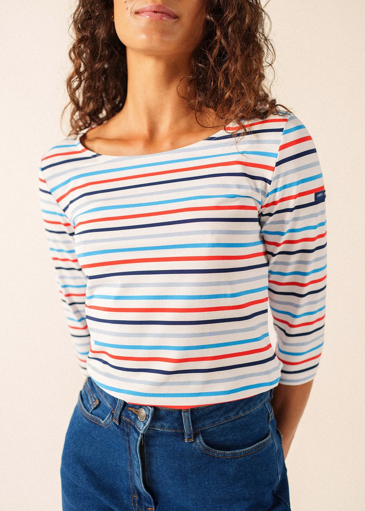 WHITE / CAPRI BLUE