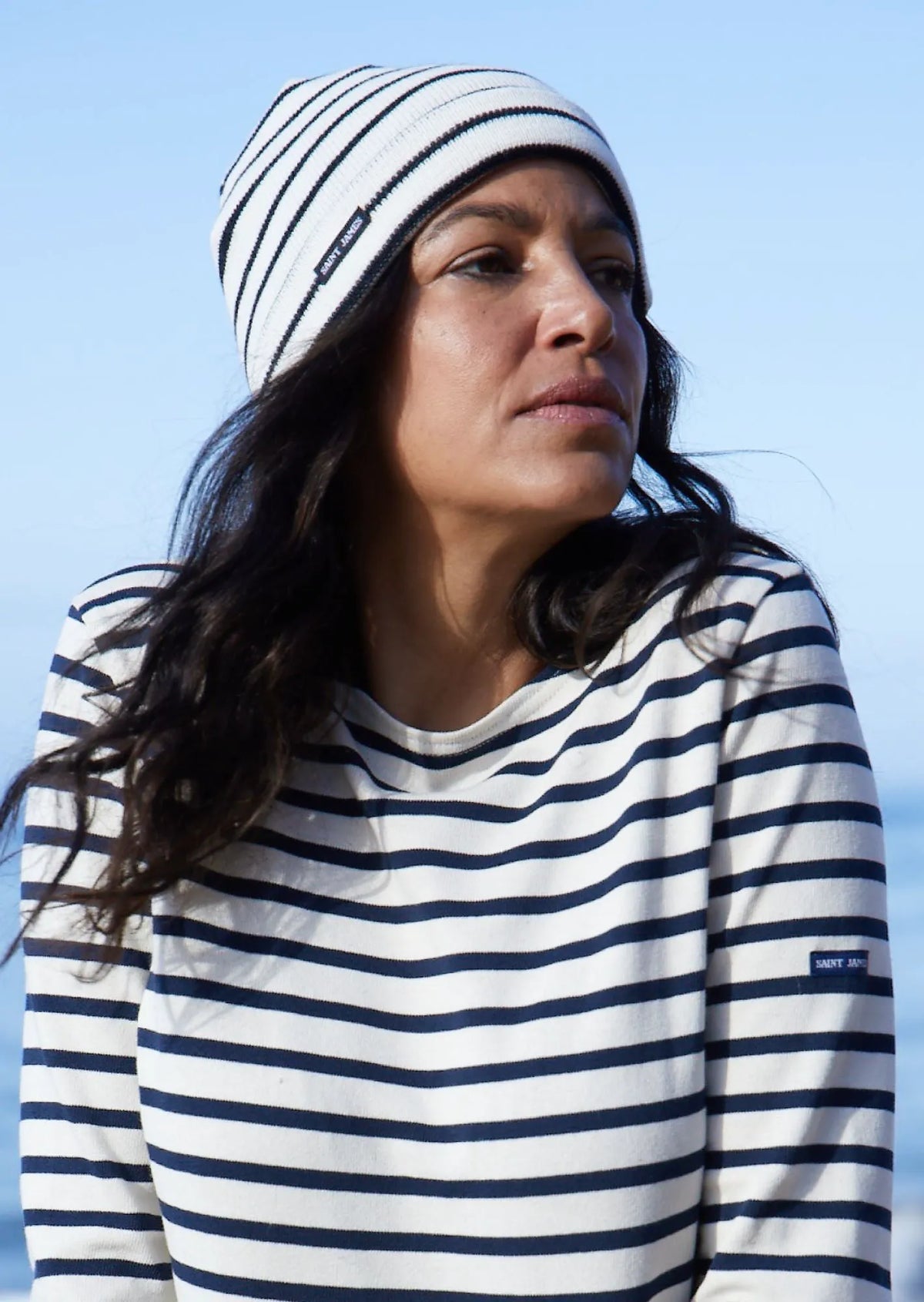 IVORY / NAVY