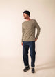MOSS GREEN / ECRU