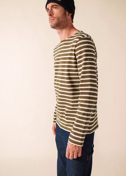 MOSS GREEN / ECRU