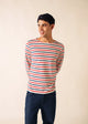 ECRU / NAVY / RED