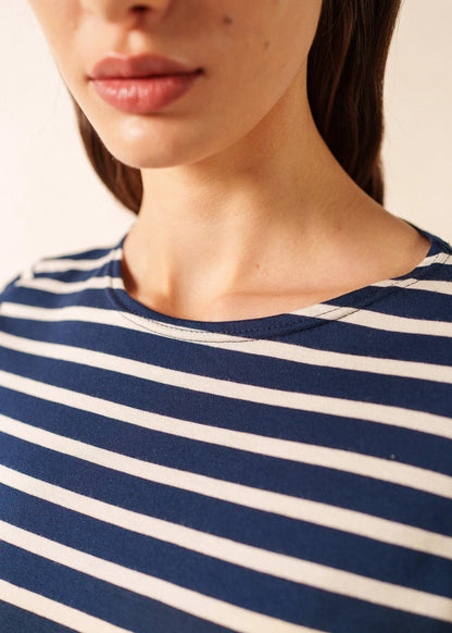 NAVY / ECRU