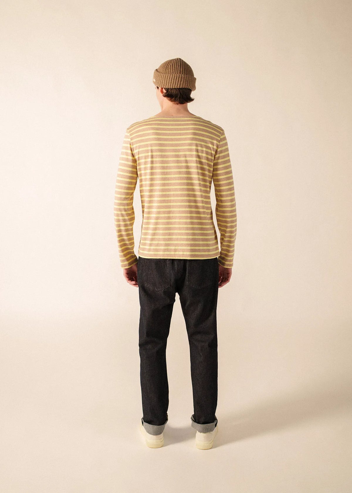BEIGE MELANGE/ BUTTER YELLOW
