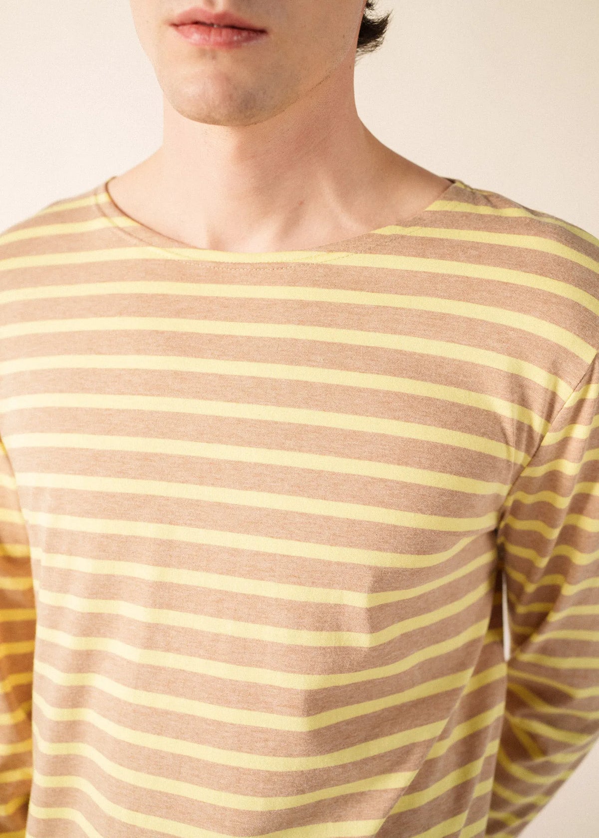 BEIGE MELANGE/ BUTTER YELLOW