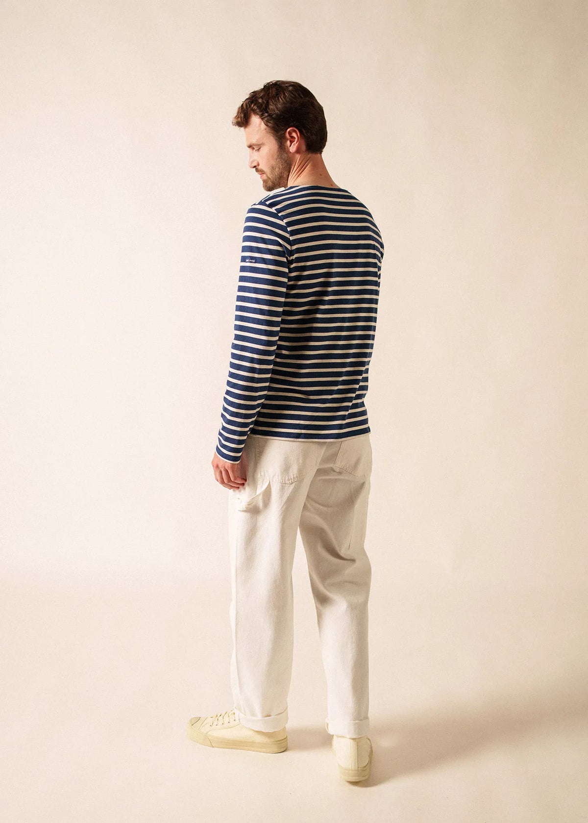 NAVY / ECRU