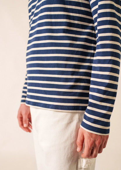 NAVY / ECRU