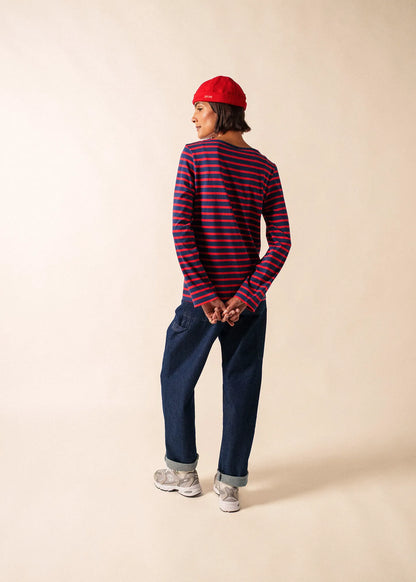 NAVY / RED