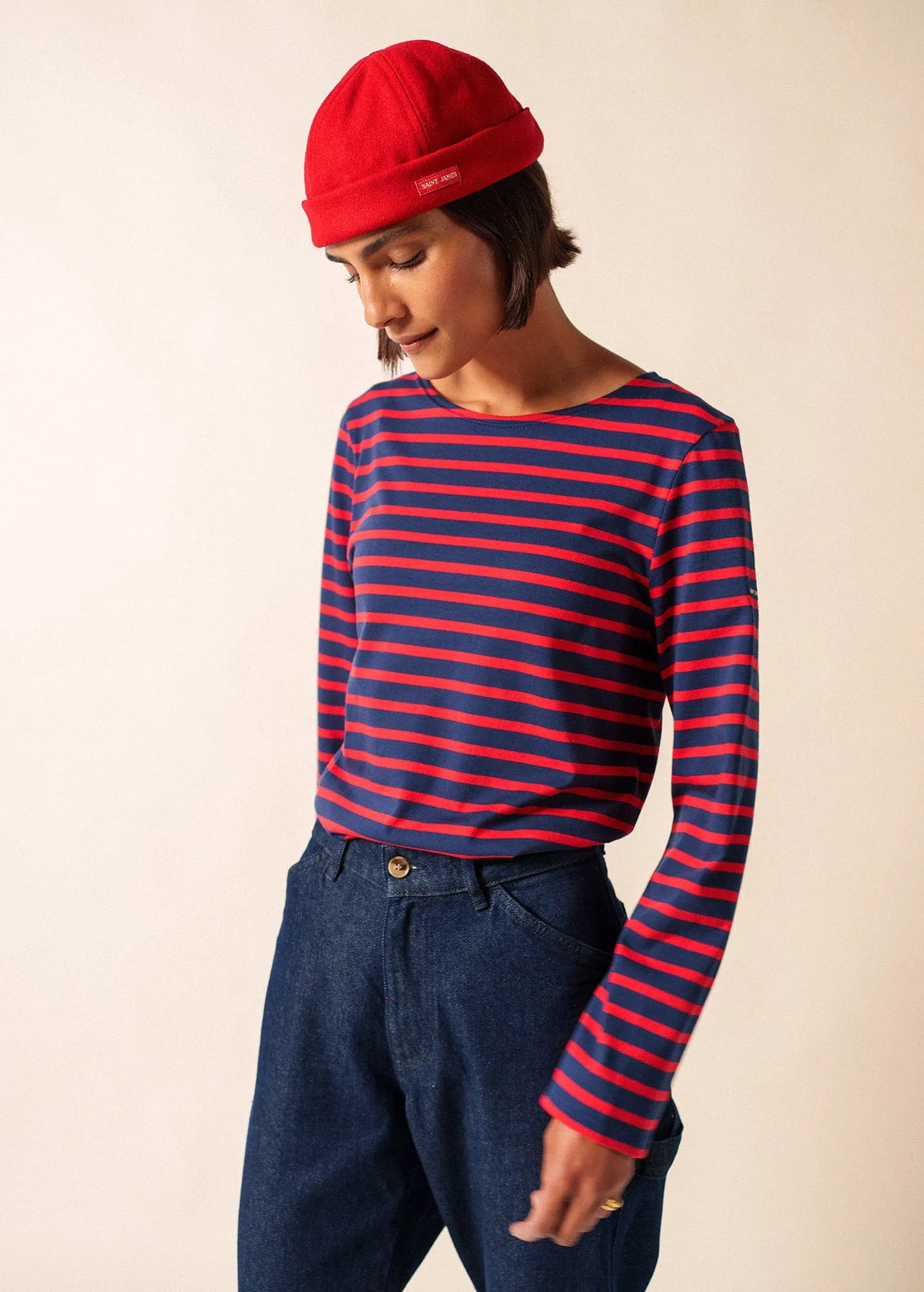 NAVY / RED