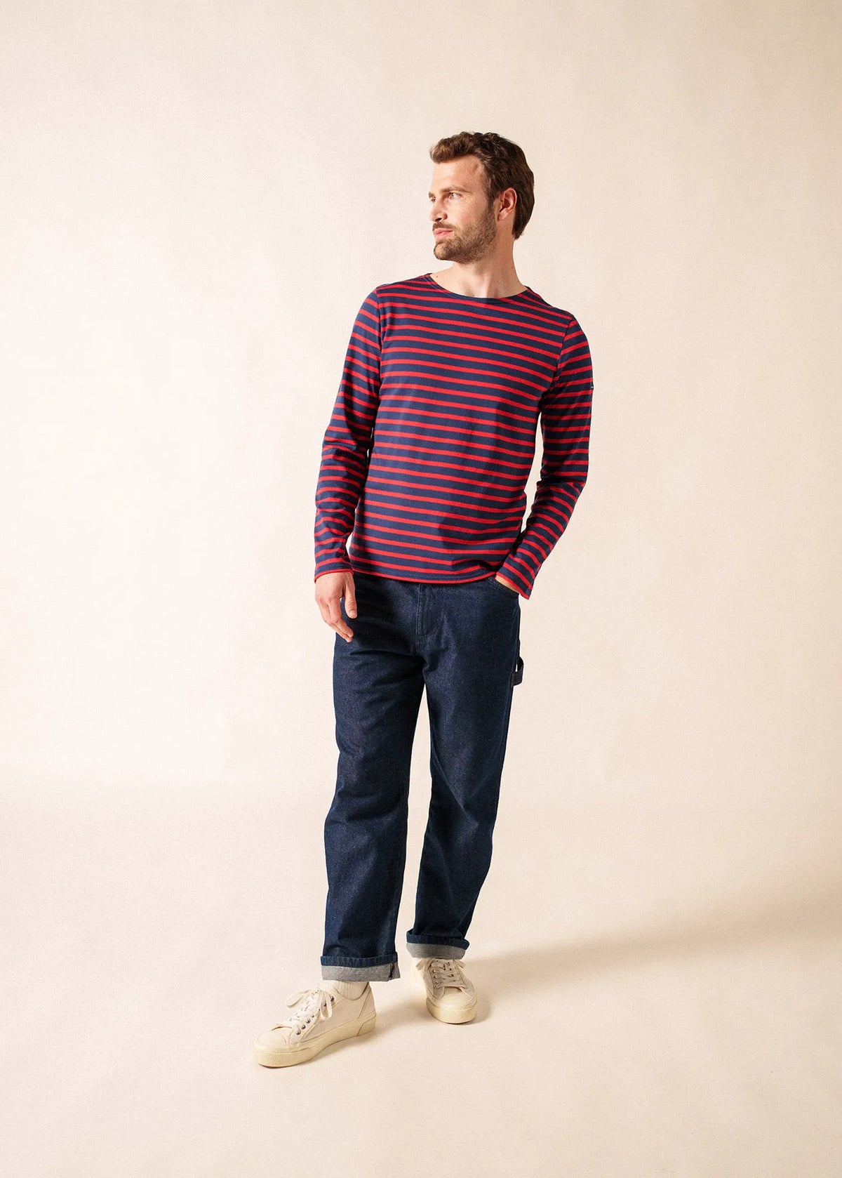 NAVY / RED
